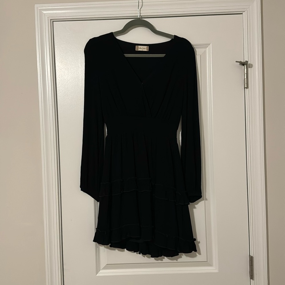 altar’d state Black long sleeved dress